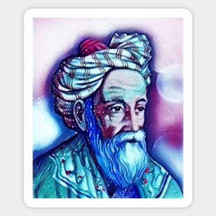 Omar Khayyam Portrait | Omar Khayyam Artwork 13 Sticker